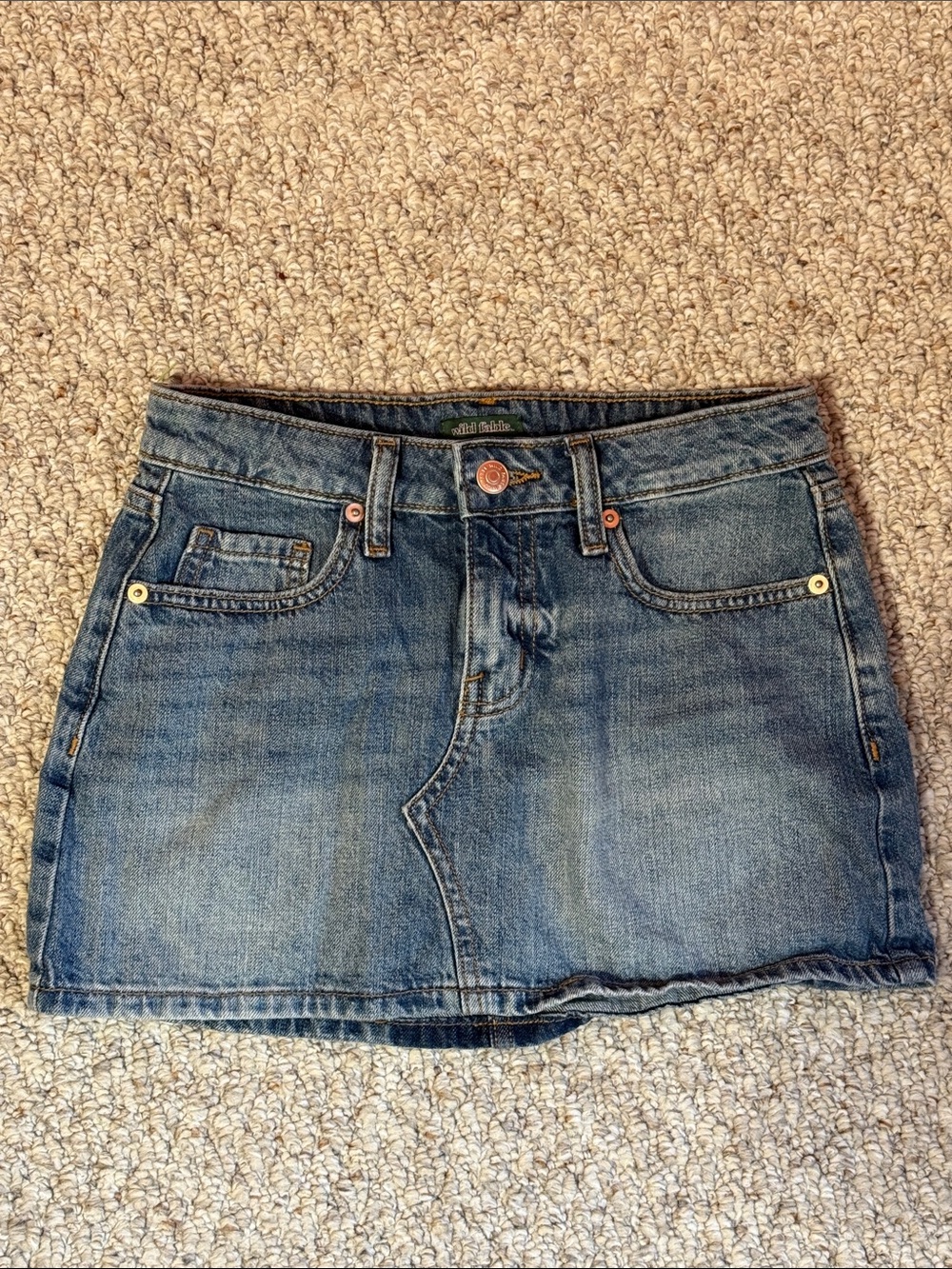 wild fable Denim Mini Skirt